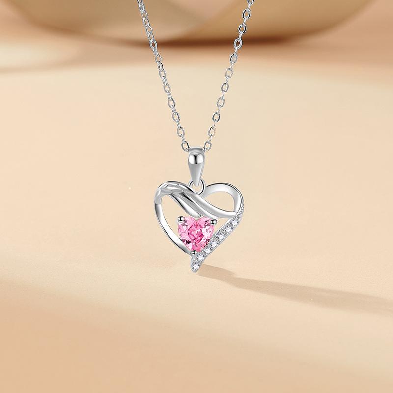 Original love necklace female niche design collarbone chain pendant necklace