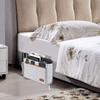 Felt Bed Storage Organizer Hanging Bag with 5 Pockets,  Tablet iPad Cables Remote and Water Bottle Holder for Home Dorm Bed Sofa