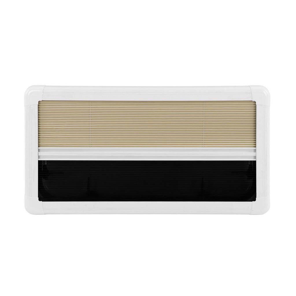 RV Push Out Window 900x450mm Double Layer Acrylic Glass 75 Degrees  Opening Angle External Exit Window with