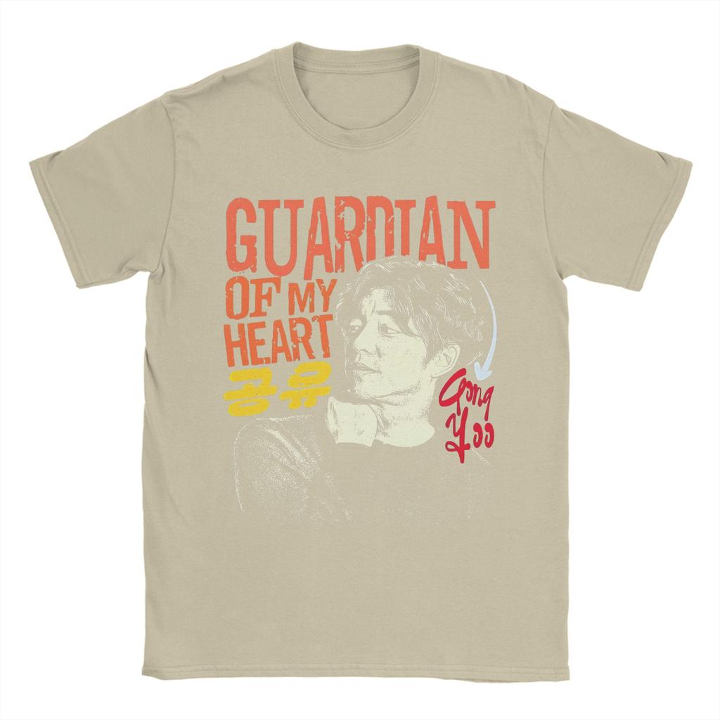 Funny Guardian of My Heart Gong Yoo  T Shirt Men Round Neck Short Sleeve Tops Shirts  Cotton Summer TopsTops