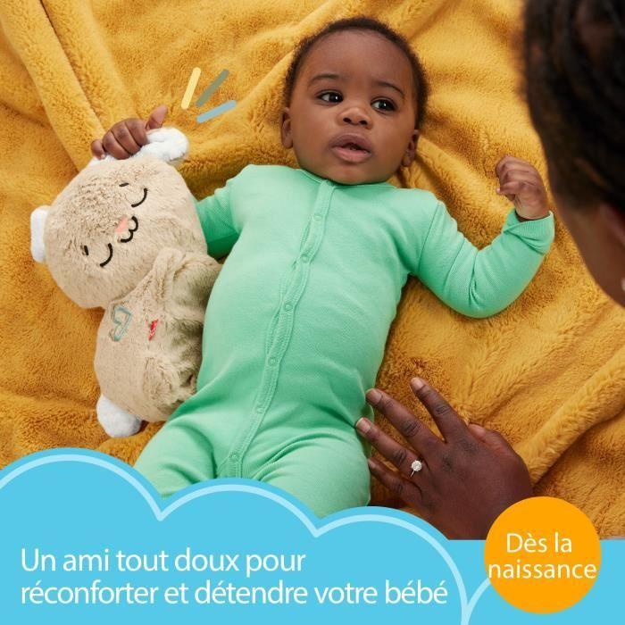 Fisher-Price-Mon Lapin Câlin - Peluche Veilleuse - Jouet D'éveil - HXG97
