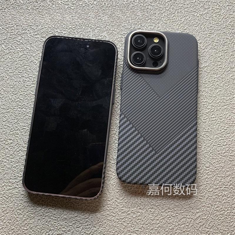 Farbkollision Magnetische Hartschale Hülle für IPhone 16 15 17 Pro Max Kunststoff Carbon Relief Schale Kameraobjektiv Legierung Rüstung Fundas