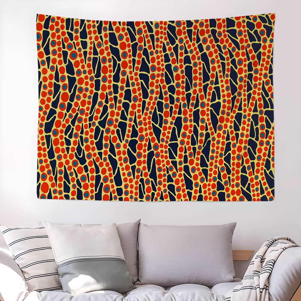 Yayoi Kusama Art Chart Tapestry Art Science Fiction Room Home Decor Cheap Hippie Wall Hanging