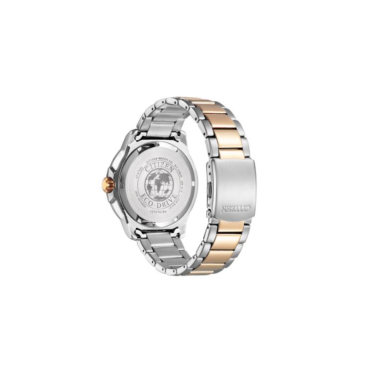 CITIZEN Ecology Drive Collection Light Powered Quartz Movement Stainless Steel Strap Watch AW1524-84E