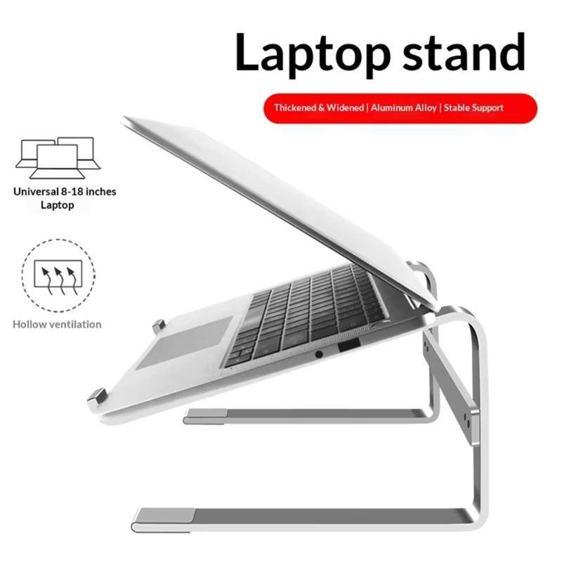 Aluminium Alloy Laptop Holder Stand Portable Foldable Desktop Bracket Support Stand For Tablet Laptop Desktop Holder
