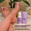 Carbamide Forte 20% Urea Foot Cream Roll-On 50ml For Cracked Heels Moisturising & Repairing Pack of 2