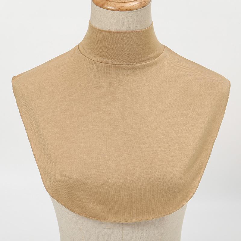 Korean Style Round Base Layer False Collar - All-Season Decorative Accessory