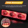 IP68 Red Forklift Truck Trailer LED Light Straight Beam Safety Warning Working Spot Lamp Indicator Pedestrian Warehouse 12V-100V