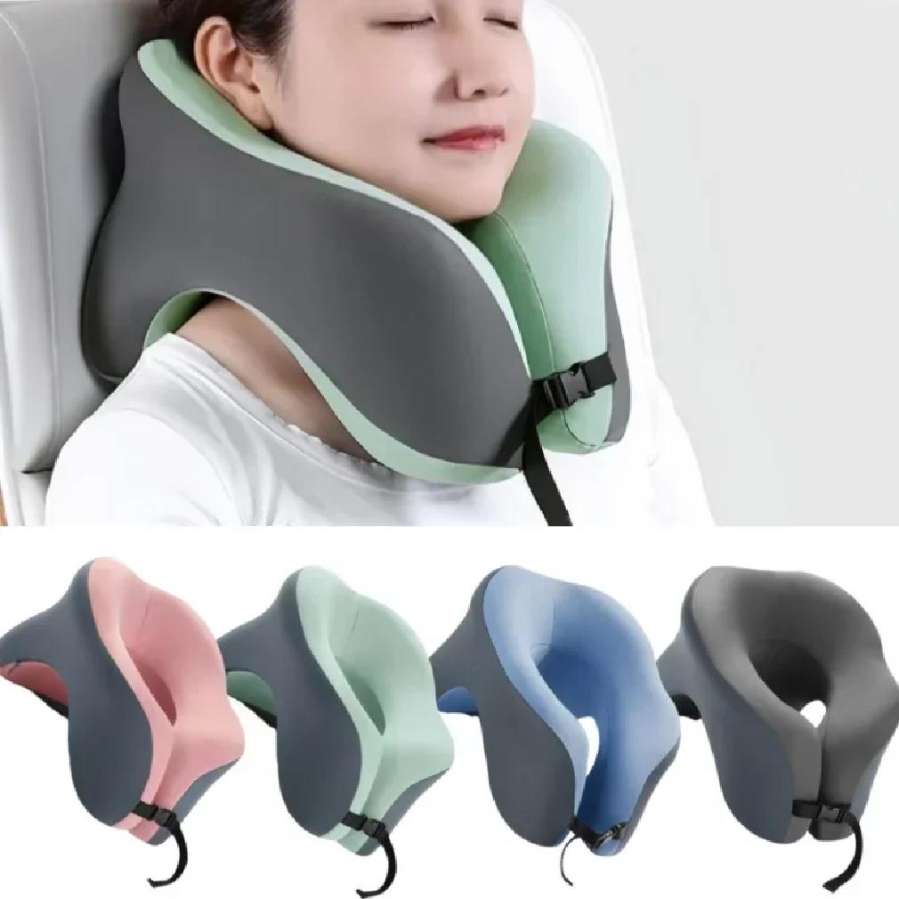 Draagbaar U-vormig Reiskussen Memory Foam Slaapkussens Kantoor Dutkussen Auto Vliegtuig Nekkussen Ergonomische Hoofdsteun
