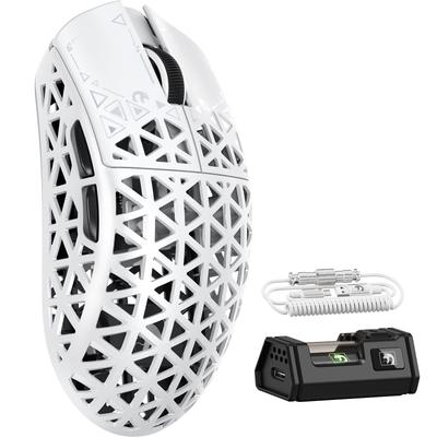 MAMBASNAKE M5Ultra 8K Carbon Fiber Gaming and with PAW3950MAX Nordic52840 8000Hz Polling Up To 42000 3 FPS Coiled Cable Included Direct Approval X