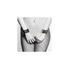 Menotte - Bijoux Indiscret - Desir Metallique - Noir - Adulte - Utilisation prudente