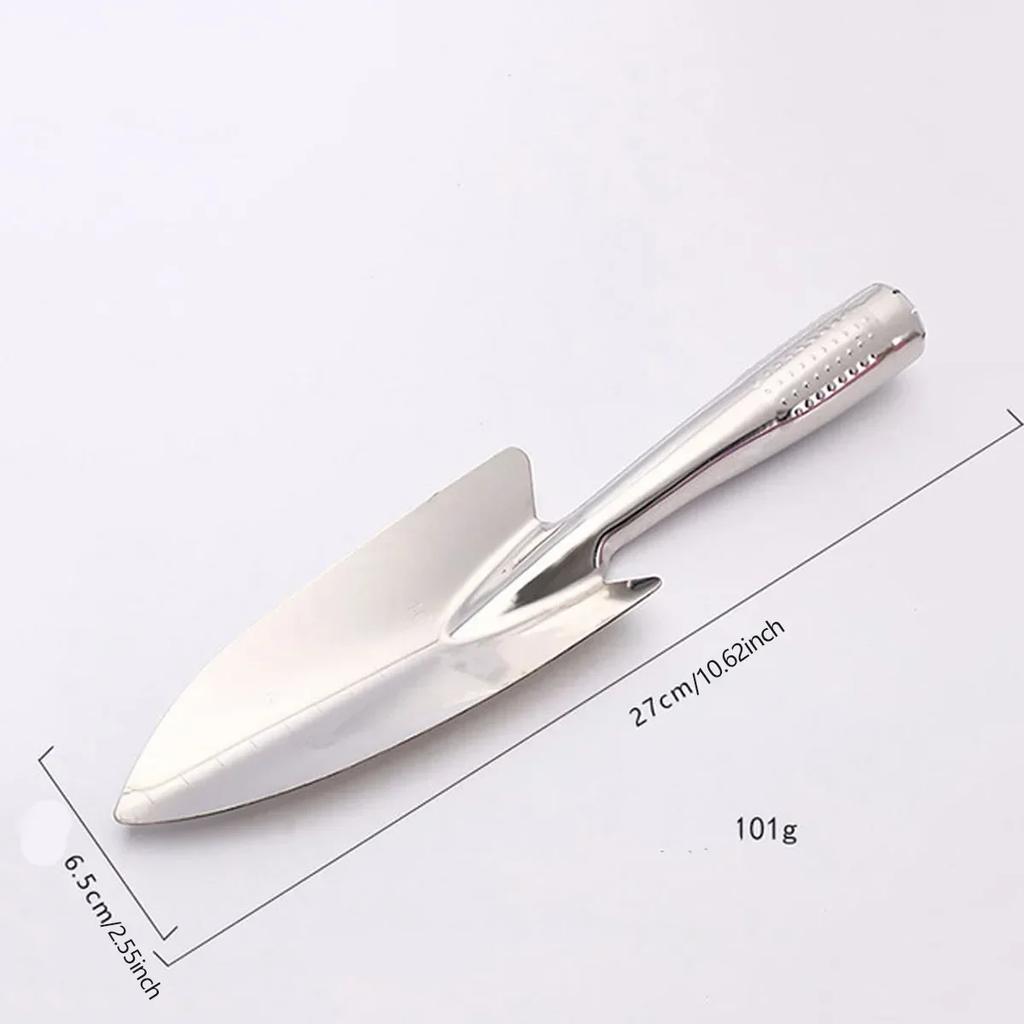 Multifunctional Ergonomic Garden Shovel Stainless Steel Universal Anti-corrosion Planting Shovel for Yard Household Supplies