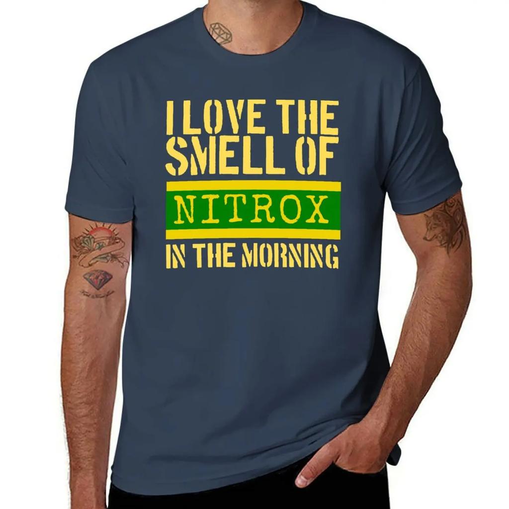 I Love the Smell of Nitrox In the Morning, Scuba Diving, Nitrox Diver, T-Shirt Anime Tshirt Anime Mens Designer Clothes