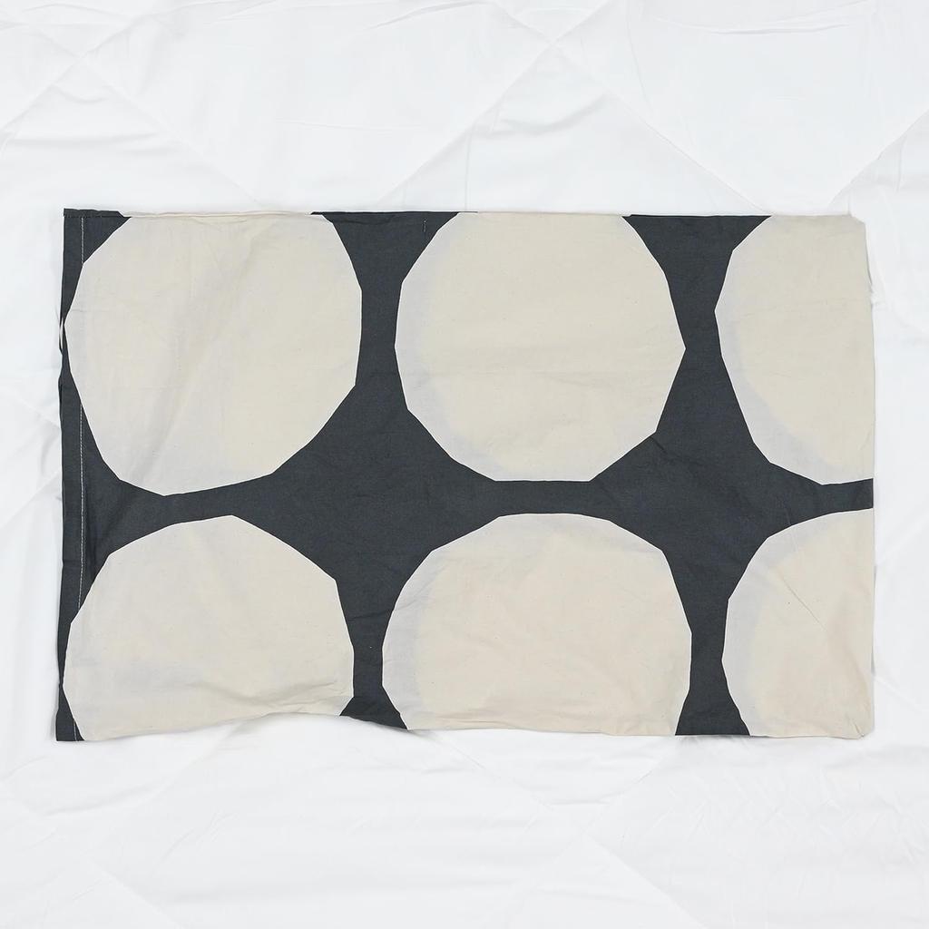 Marimekko Pillowcase 50x70cm Kivet Charcoal 72742 072742 910 Nordic Goods Nordic Design [Product]