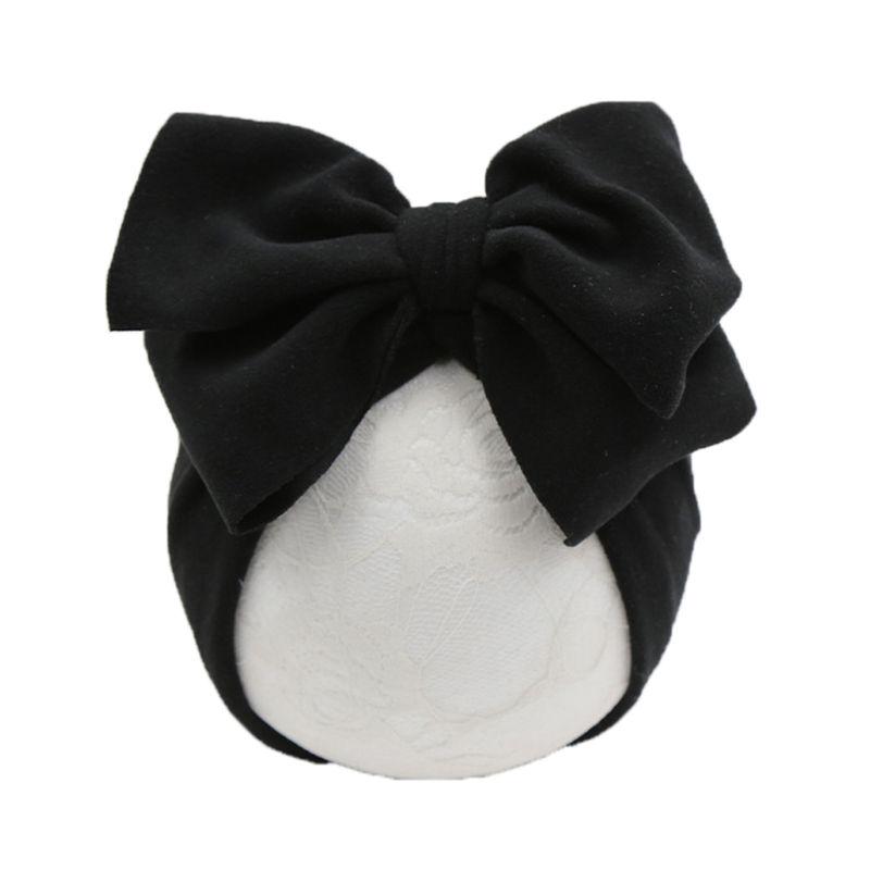 Baby Hat Girls Bows Turban Hat Infant Photography Props Kids Beanie Children Cap