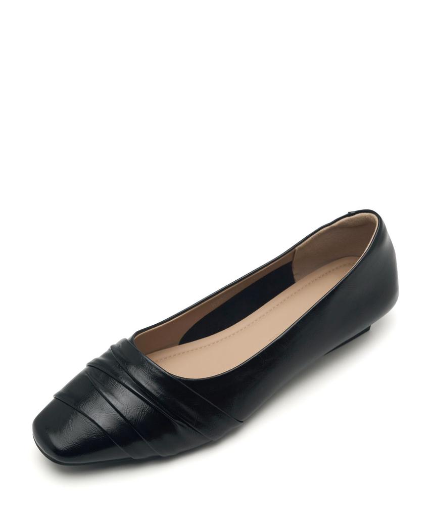 Spur Cathrine Soft Pleats Pumps 3Cm -Ws9029 (2Color)