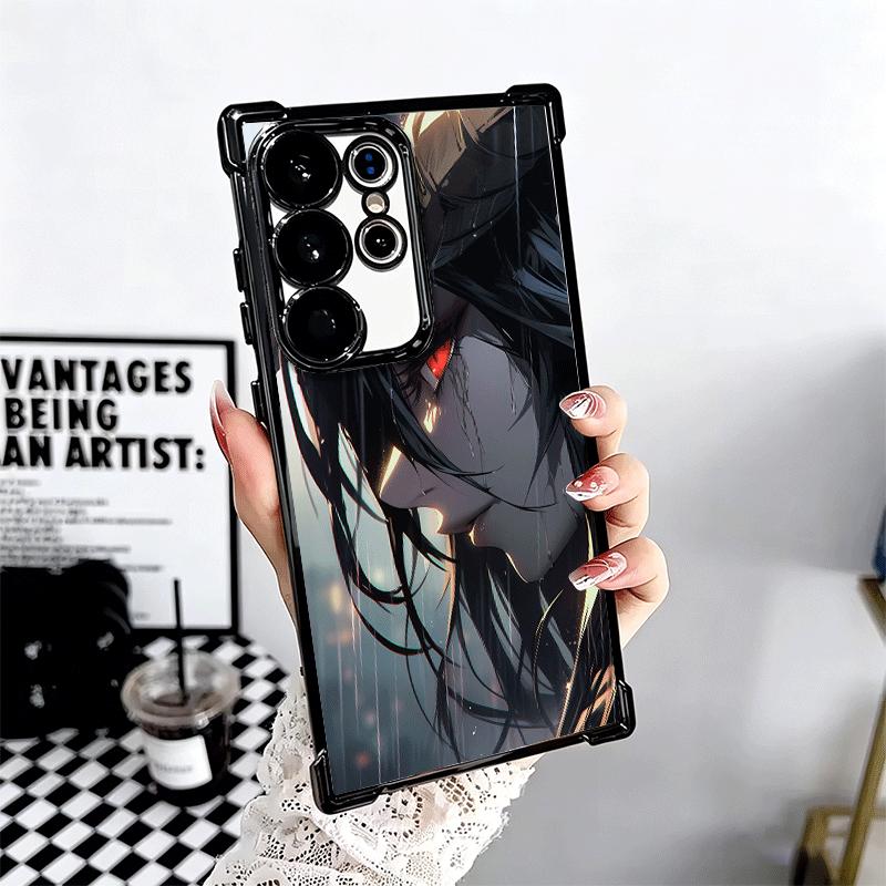 Albedo O-Overlords Anime Plating Phone Case For Samsung Galaxy S24 S25 FE S26 Edge S23 Ultra S22 S21 Plus S20 Anti-Fall Airabag