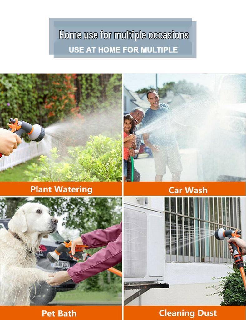 Multifunctional High-Pressure Spray Gun for Watering Vegetables, Flowers & Car Wash