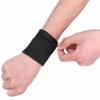 Unisex Wristband Coin Keys Storage Zipper Pocket Sport Wrist Wallet Gym Running (Black)