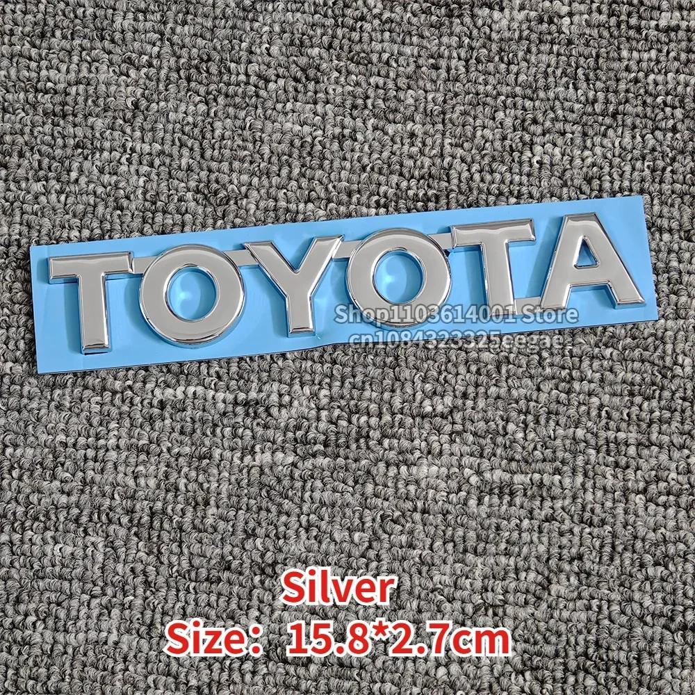Trunk Rear Letter Badge Emblem for Toyota Replacement RAV4 Corolla Camry Prado REIZ CHR 86  Avalon Highlander Verso Tacoma