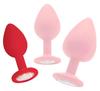 Diamond Plug Regular – 6.5 X 2.8 Cm Red - Ouch! - Anal Jewelry