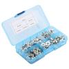 80pcs Carbon Steel T Nut Four Pronged M3 4 5 6 8 Tee Nuts Kits For Woodworking Furniture
