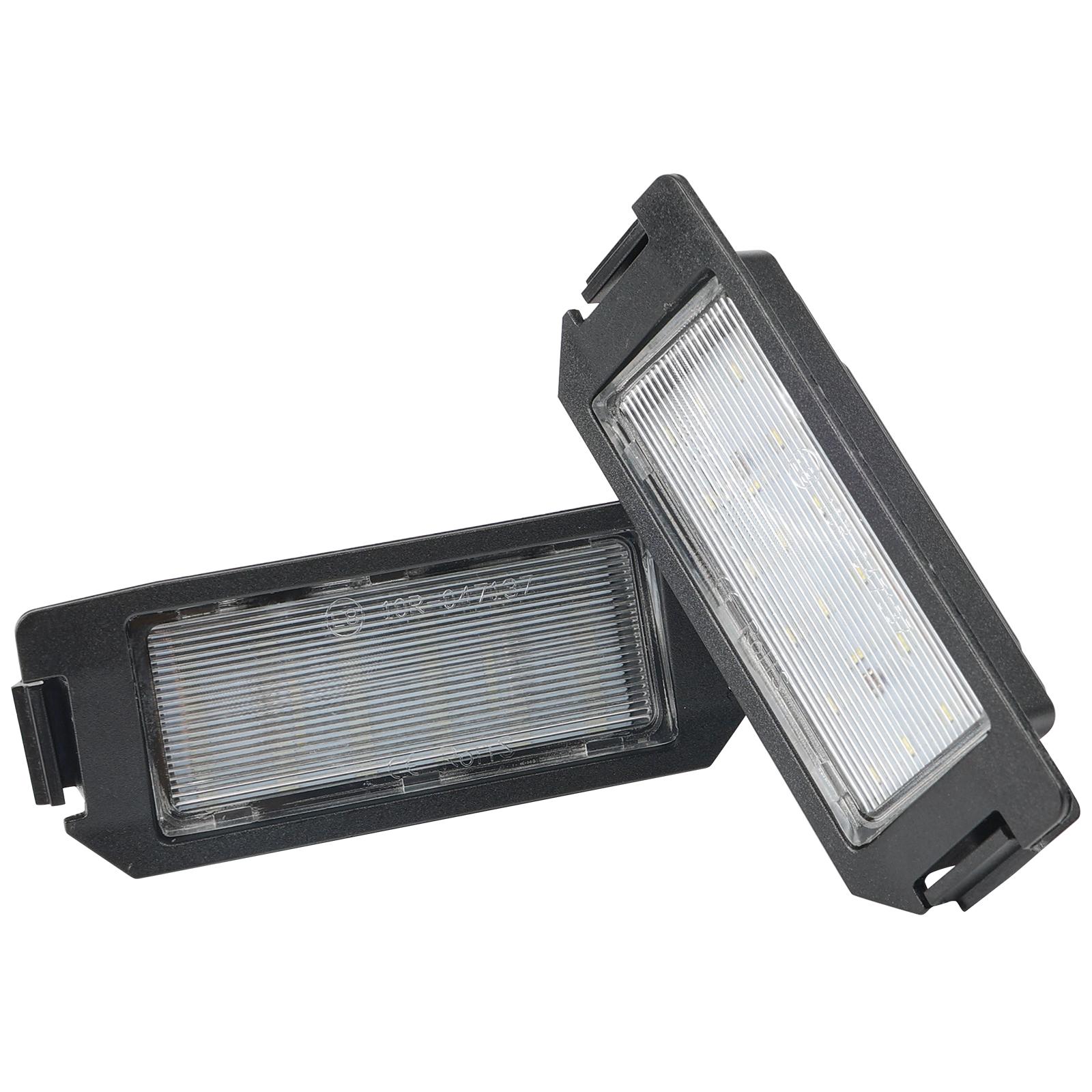 

2x без ошибок 18SMD светодиодный светильник номерного знака, лампа белого цвета для Hyundai I20 Veloster Terracan HP XG30 Coupe для Kia Rio Ta Soul белый