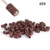 100pcs Nail Sanding Ring Grinding Head Sanding Band Ring Drill Bits Manicure Tool100pcs#60Coarse