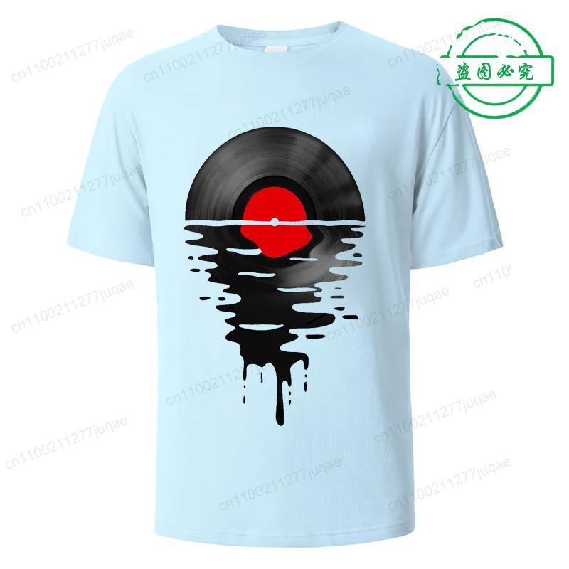 Tee Shirts for Men Women DJ Music Clothing Phonograph Record Print Funny Tshirt T-Shirt Tee Shirt for Men Music Lover Gifts