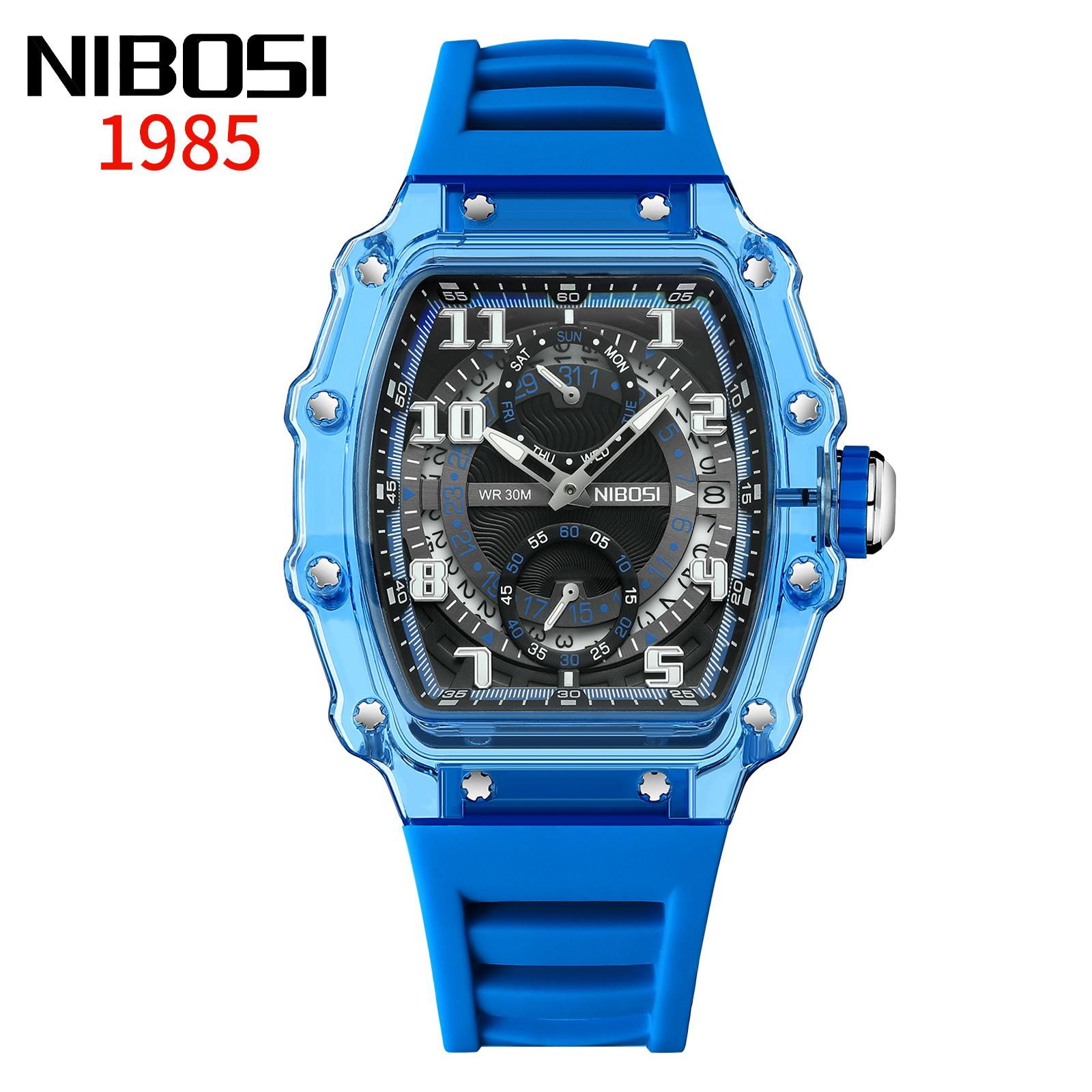 

Transparent Wine Barrel Waterproof Hollow Men S Watch Fashion Men S Watch
