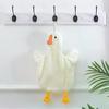 1PC Cartoon Goose Hand Kerchief Hanging Hand Towel Water Absorbing Hand Towel Kitchen And Bathroom Supplies
