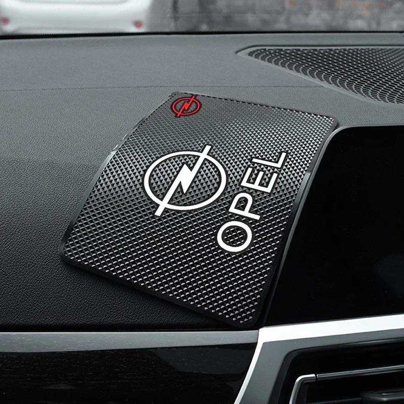 CIE1 Car Mobile Phone Mat Dashboard Mat Rubber Mat Non-Slip Pad For Opel Astra j Insignia Astra g Corsa Zafira b Mokka Vivaro Meriva