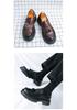 Men's Trendy Height-Increasing Leather Loafers - Thick Sole, Large Size, Casual Business Shoes