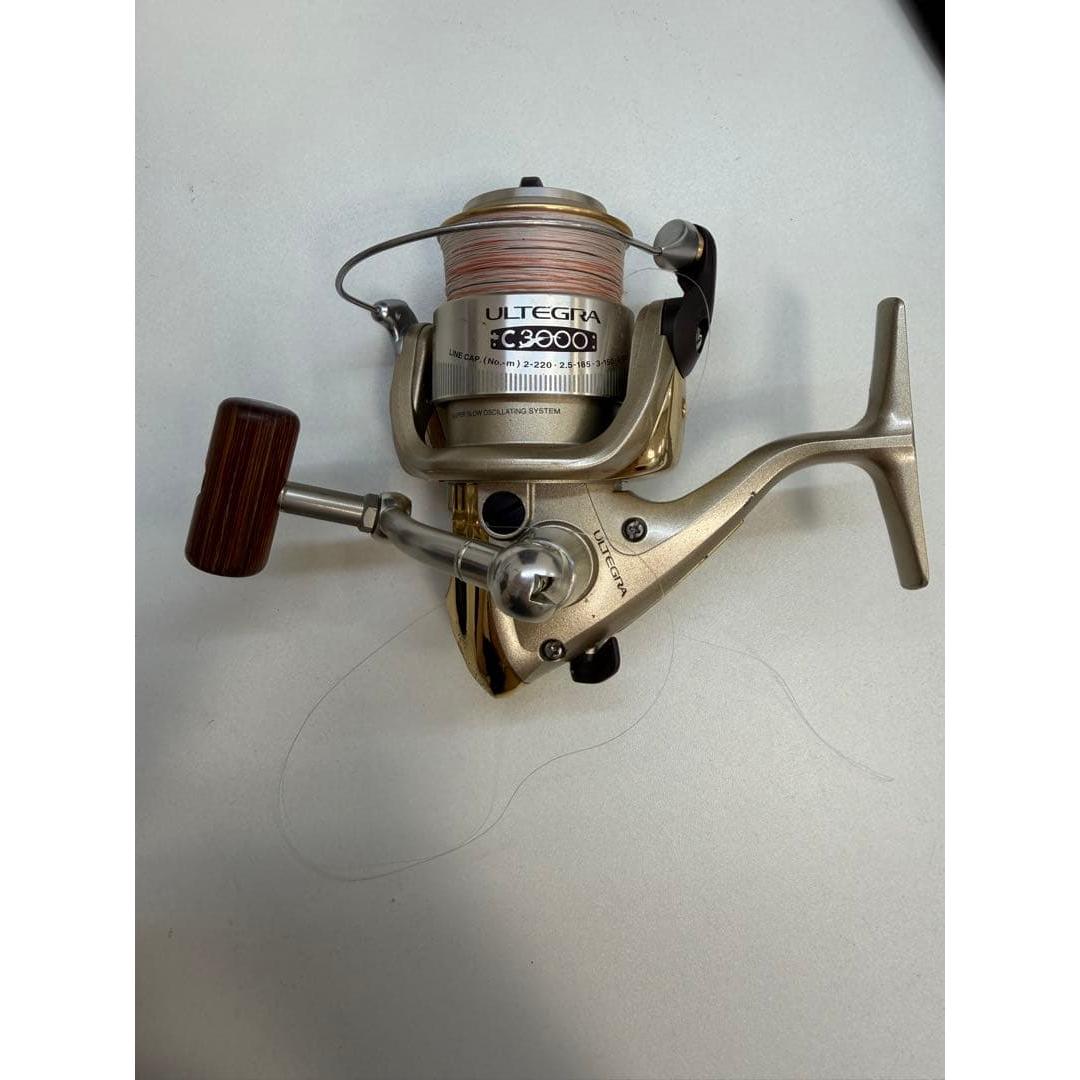 Used SHIMANO ULTEGRA C3000 spinning reel used