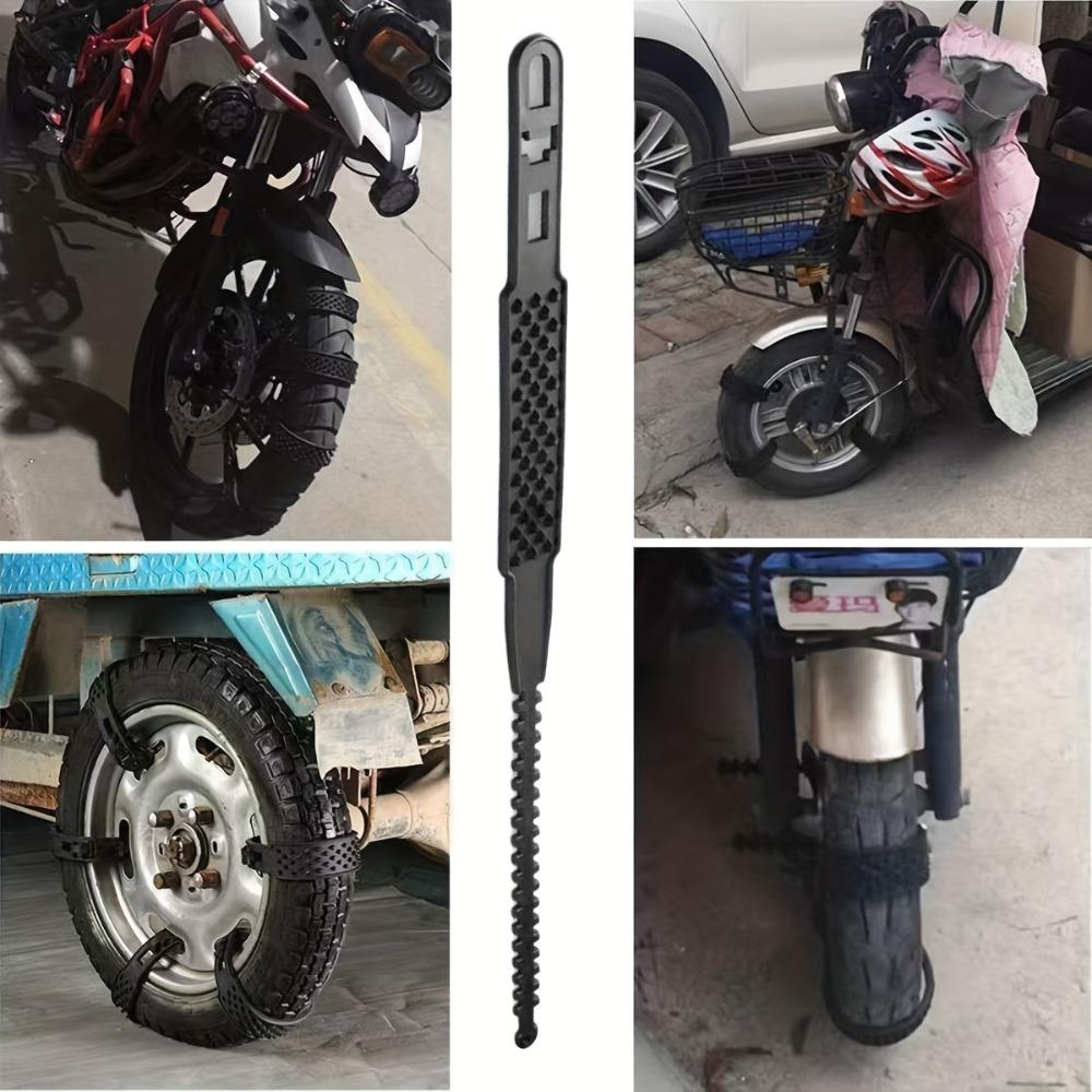 10PCS Snow Chains for Heavy-duty Motorcycles and Electric Anti-slip Chains Are Suitable for Winter and Off-road Conditions