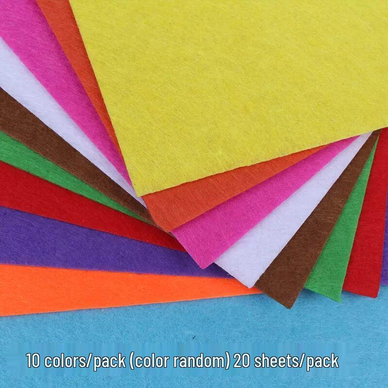 A4 Colorful Non-Woven Felt DIY Craft Fabric Sheets