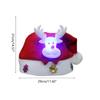 Set of 5 LED Christmas Hats for Children, Festive Light Up Santa Caps for Kids Party, Perfect for Boys and Girls