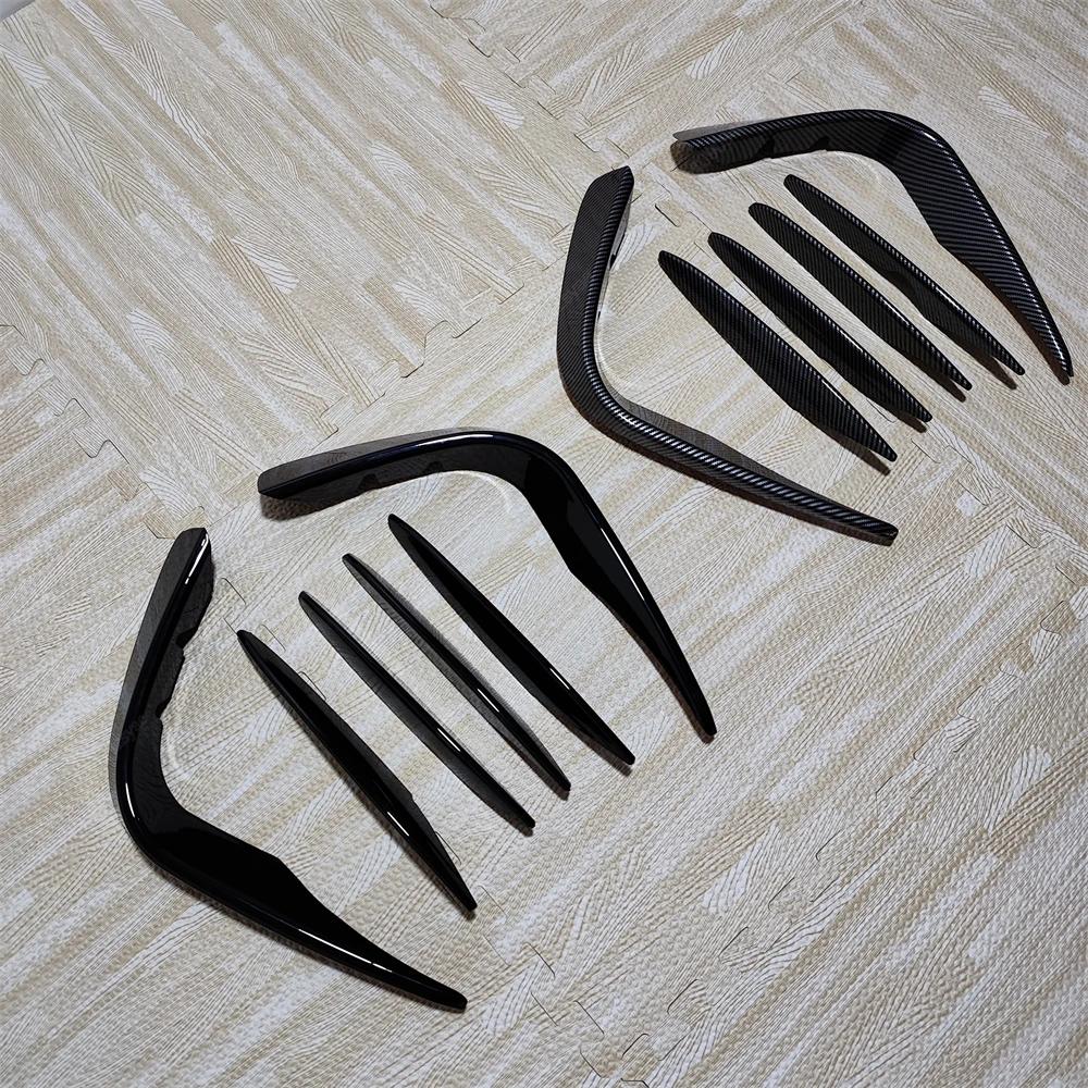 Front Bumper Splitter Spoiler Fog Light Trim Wind Knife For Mercedes Benz GLC Class X253 GLC260 300 GLC43 AMG 2016-2019 Bodykits