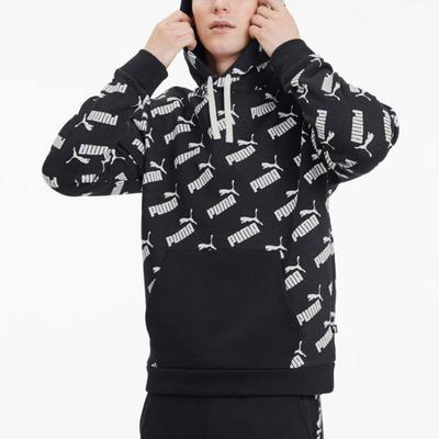 Sweatshirts Men's Black Hooded Moderate Regular 582795-01