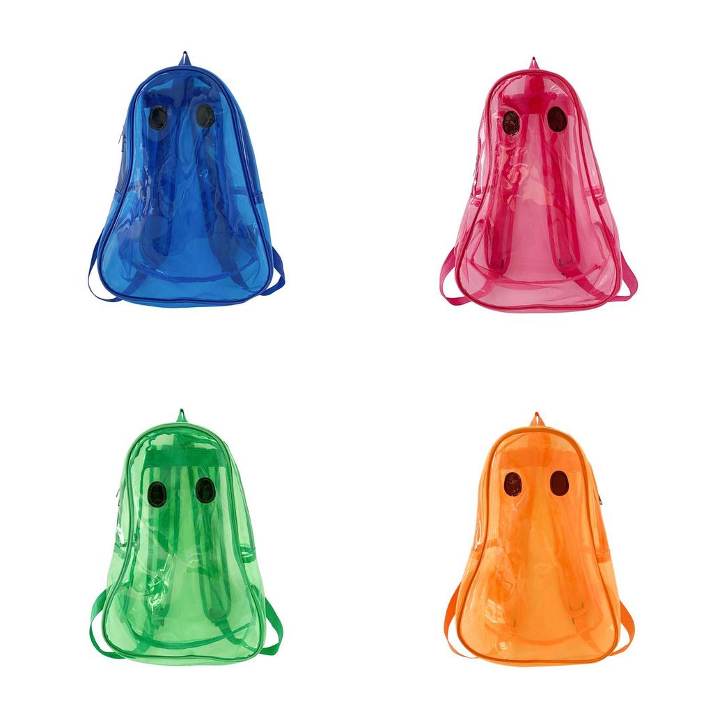 Halloween Ghost Backpack With Pvc Material And Waterproof Design For Casual Travel