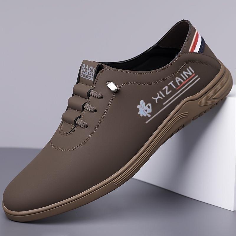 Spring and autumn casual men's shoes new men's leather shoes soft sole soft surface one pedal casual shoes