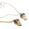 Meier Skull Necklace Long Exaggerated European and American Punk Style Pendant Halloween Best Selling