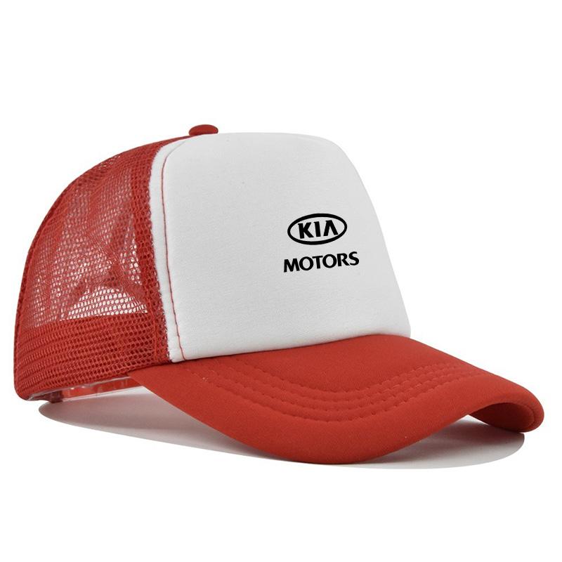 Men And Women Summmer Mesh Hats Dry Quickly Cool Baseball Caps Adjustable For Kia Ceed Sportage NQ5 Picanto Cerato Seltos Soul