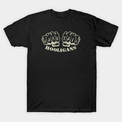 Men Black Print T-shirt Mountain Bike &Quot;Knuckles&Quot; No-Cut Transfer Paper Print Cotton Tshirt