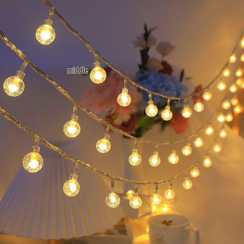 Outdoor Solar LED String Lights - Colorful, Energy-Saving, Long Battery Life