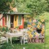 Spring Garden Decor Double-Sided Flag for Porch 12x18 Inch Fade-Resistant Floral Butterfly Welcome Print Decorative Outdoor Yard Patio Mailbox