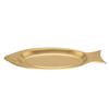 Stainless Steel Fish Serving Platter Decorative Appetizer Tray Fish Shaped Plate  Birthday Party