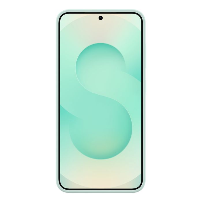 Coque de protection - Samsung - Galaxy S25 - Silicone - Vert Pâle - Protection résistante