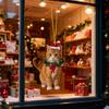 Winter Season Hanging Ornament Christmas Pendant Decoration Festive Cat Christmas Pendant for Car Home Decor Acrylic for Parties