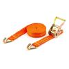 PATIKIL 4pcs Ratchet Double J Hook Load 5511 LBS 8.7mm Tie Down Strap Webbing
